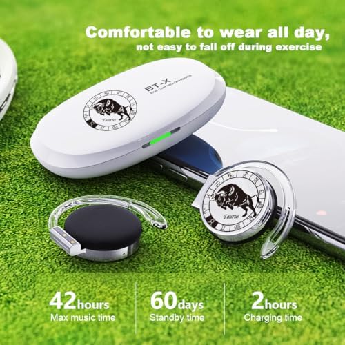 Discover the Ultimate Bluetooth V5.3 On-Ear Headphones for Active Lifestyles – Innovative Open Ear Design with Secure Earhooks, Featuring Advanced Noise Cancelling Technology and Extended Battery Life – Perfect Gift for Virgo Constellation Lovers and Music Aficionados – Enjoy Immersive Sound Quality Anywhere You Go