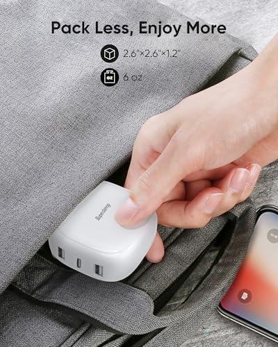 SUPERDANNY 6-Port USB Charging Hub – Ultra-Fast 40 W Multi-Device Power Station for i Phone, i Pad, Galaxy & Pixel – Compact Travel Charger with 4 ft Cable – Versatile Charging Solution for Home, Office & Travel – Streamline Your Device Power Needs with This Essential Gadget