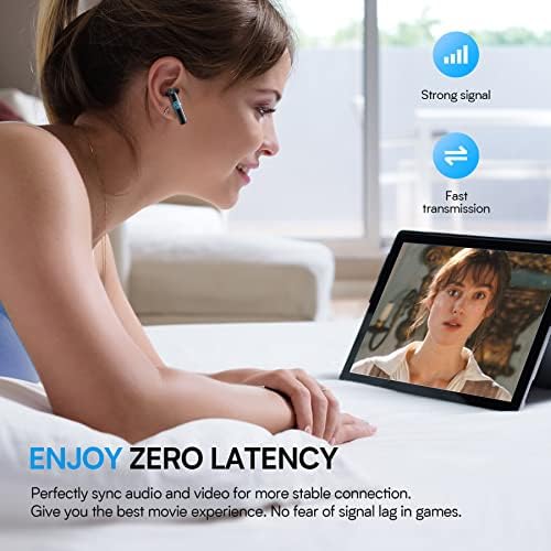 Unleash Your Sound with BEBEN Wireless Earbuds – 40-Hour Playtime & 8-Hour Continuous Playback, IPX6 Waterproof with Superior Stereo Audio, Ergonomic Fit, and Built-in Microphone for Seamless i OS & Android Compatibility – Ideal for Active Lifestyles and Sports Enthusiasts