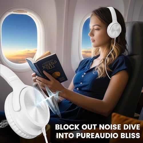 Transform Your Audio Journey with Cowyawn’s Premium USB Type-C Over-Ear Headphones – Stunning Rose Finish, Superior HD Stereo Sound, and Integrated Microphone for Effortless Communication – Ideal for Chromebook, Laptop, and i Phone Users Seeking Optimal Comfort with Portable, Foldable Design