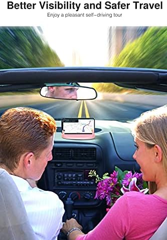 Loncaster Universal Dashboard Car Phone Holder Mount – 2 Pack Ultra-Stable Silicone Cradle for Hands-Free Use, Compatible with i Phone & Most Smartphones, Effortless Installation, 360-Degree Viewing Angles, Essential Car Accessory for Safe Navigation and Calls