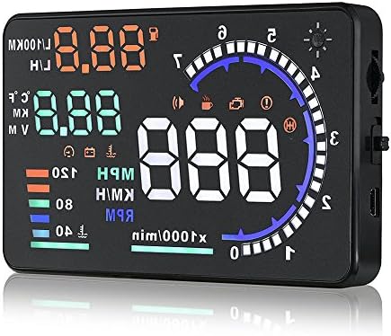 Smartphone-Compatible Car GPS Head-Up Display Holder with HD Reflective Screen – Ultimate Navigation Accessory for i Phone & Samsung (Up to 6 Inches) – Enhance Safety & Driving Focus