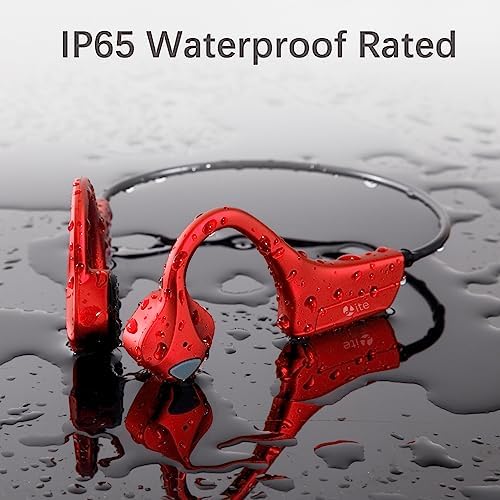 Revolutionary Waterproof Bone Conduction Bluetooth Earbuds – Open-Ear Design Perfect for Active Lifestyles with Youth Whisper Technology and Integrated Microphone for Superior Sound Clarity and Effortless Hands-Free Calls