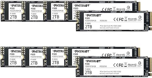 Experience Next-Level Speed with Patriot P300 512 GB M.2 PCIe Gen 3 SSD – The Ultimate Low-Power Internal Drive for Gaming and Productivity Enhancements