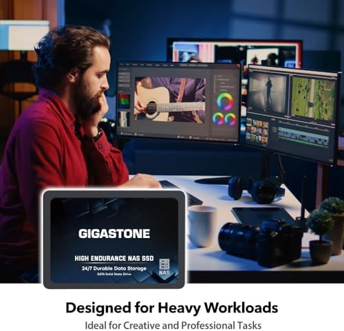 Transform Your Laptop and PS4 with Gigastone 256 GB SATA III SSD – Unleash Blazing 520 MB/s Read Speeds for Ultimate Gaming and Productivity – Reliable 2.5″ Internal Solid State Drive Featuring Advanced 3 D NAND and SLC Cache Technology – Revolutionize Your System’s Performance Today!