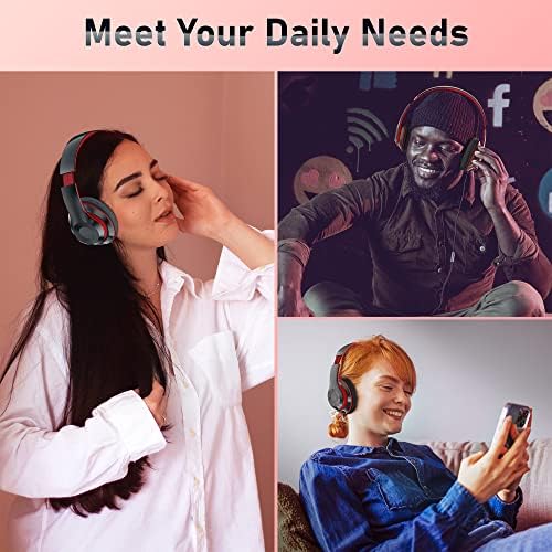 Experience Superior Sound with Falebare Wireless Over-Ear Headphones – Chic White & Rose Gold Design, 40-Hour Playtime, 6 Custom EQ Modes, Effortlessly Foldable for Travel, Built-In Microphone for Clear Calls, Plus TF/FM Radio Functionality for Complete Audio Versatility on Any Device. Perfect for Music Enthusiasts and Professionals Alike.