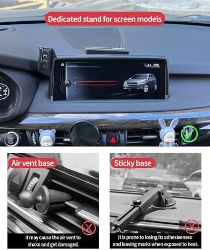 Wireless charging car phone holder For 2019-2023 BMW The X5 / 2020-2023 BMW X6 /2019-2022 BMW X7 Accessories 12.3-inch Screen Fixed Clip,360° Rotation car phone mount Compatible with MagSafe – Enhanced Compatibility and Speed