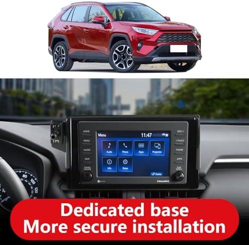 Innovative 360-Degree Car Phone Holder for 2019-2025 Toyota RAV4 – Ultimate Mobile Mount for Safe Navigation and Hands-Free Connectivity – Tailored Fit for LX, XLE, Hybrid LE, SE, Woodland, and Prime SE Models – Effortless Installation, Durable Design, and Enhanced Road Safety