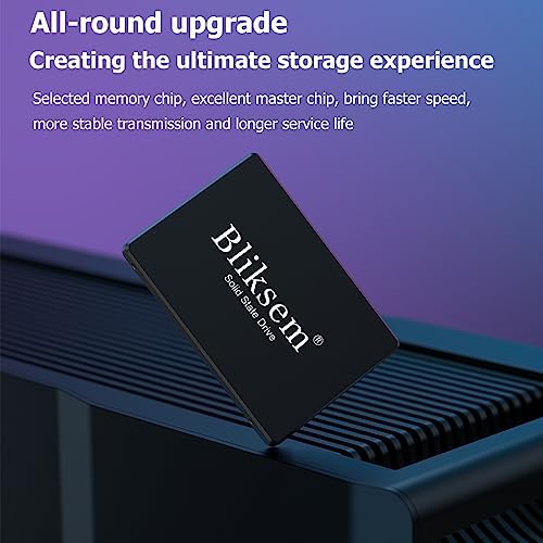 Bliksem 128 GB SATA III Internal SSD – Lightning-Fast 2.5″ Solid State Drive with 550 MB/s Data Transfer Speed – Elevate Your Laptop & PC Performance with Advanced 3 D NAND TLC Technology – Compact, Reliable, and Energy-Saving Upgrade for Gamers and Professionals