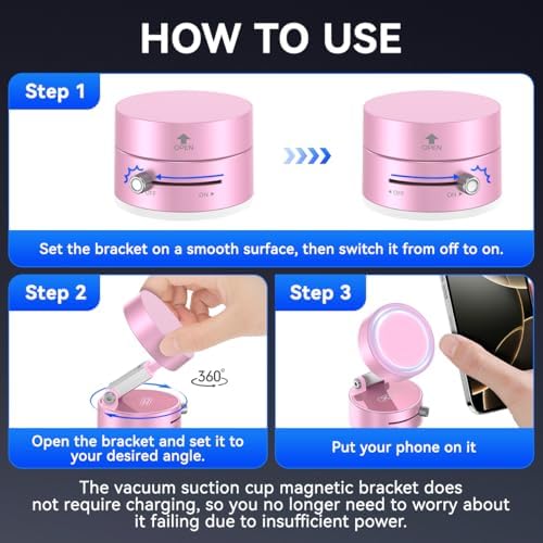 Revolutionary 15 W Magnetic Wireless Car Charger Mount – Adjustable Fast Charging Holder for i Phone 12-16 | Sleek, Foldable Design for Optimal Viewing | Ideal Gift for Tech-Savvy Drivers | Enhanced Mag Safe Compatibility & Travel-Friendly Convenience