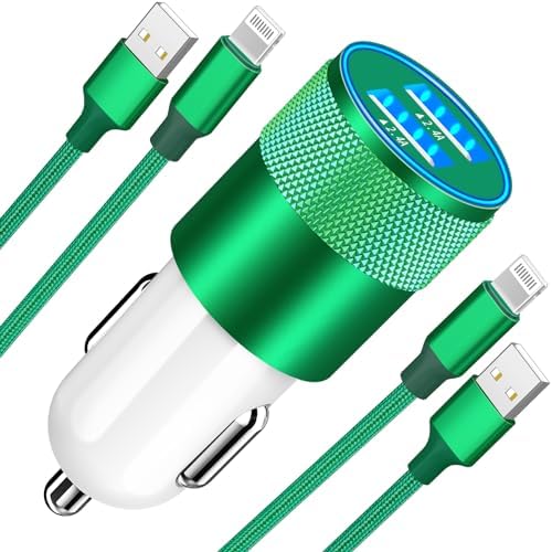 Braveridge 66 W Dual Port USB-C Car Charger for i Phone 16 – MFi Certified Fast Charging with Type-C Braided Cable – Enhanced Compatibility for i Phone 16/16 Pro Max/15/15 Pro/i Pad – Ideal for Road Trips and On-the-Go Power Solutions