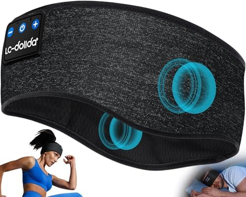 Experience Unmatched Comfort and Sound with the Ultra-Slim Bluetooth Sleep Headband – Perfect for Side Sleepers, Yoga Lovers, and Frequent Travelers – Enjoy Wireless Music Freedom, Relaxation, and Enhanced Sleep Quality with Premium HD Stereo Sound