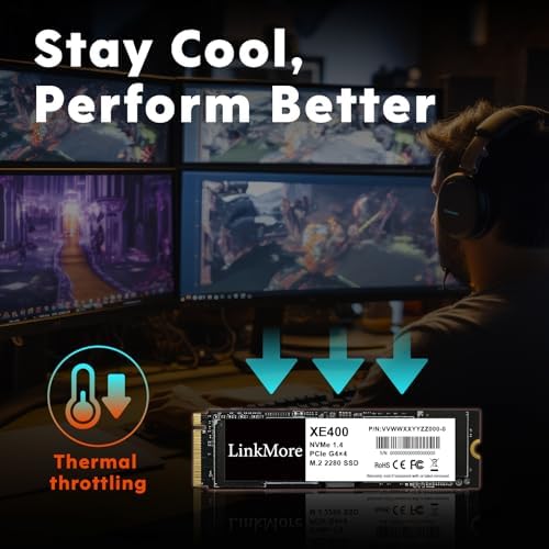 Elevate Your System Performance with Link More XE300 SE 256 GB PCIe Gen3 NVMe M.2 2280 Internal SSD – Lightning-Fast Read Speeds Up to 2100 MB/s and Write Speeds of 1500 MB/s for Unmatched Efficiency and Reliability in Data Storage Solutions