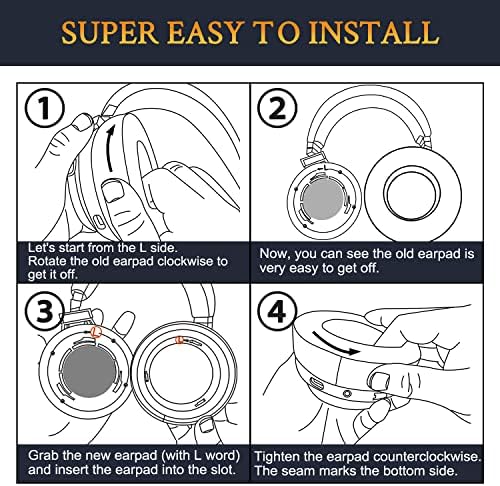 Upgrade Your Gaming Experience with SOULWIT Cooling Gel Ear Pads for Corsair Virtuoso RGB Wireless XT SE – Premium Noise Isolation Cushions for Enhanced Comfort and Performance, Ergonomically Designed for Long Sessions, Easy Installation, Sleek Black Finish