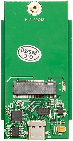 Portable Aluminum M.2 2242 SSD Enclosure with USB 3.1 Type-C – High-Speed Data Transfer & Universal Compatibility for Enhanced Storage Solutions