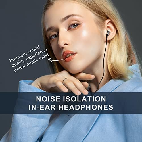Premium Lightning Earbuds for i Phone 13, 14, 12 Pro Max | MFi Certified Wired Headphones with Noise Isolation & Enhanced Stereo Bass | In-Ear Design for Ultimate Comfort & Clarity – Ideal for Music, Calls & Podcasts