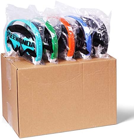Cyan Adjustable Classroom Headphones for Kids – Bulk 10 Pack Wired Earbuds for Enhanced Learning | Durable, Comfortable Fit for Students | Compatible with Most Devices for Online Classes and Educational Use