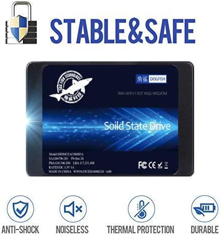 Transform Your Computing Experience with the Dogfish 64 GB SATA III Internal SSD – Boost Speed and Efficiency for Desktops & Laptops! Elevate Boot Times and Multitasking with Reliable Solid State Technology! Ideal for Storing Essential Applications and Files, This Compact 2.5″ Drive Ensures Seamless Compatibility and Hassle-Free Installation for All Users. Enjoy Unmatched Durability and Dependability with the Dogfish SSD, Perfectly Tailored for Budget-Savvy Consumers Seeking High-Performance Storage Solutions! Experience the Future of Fast Data Access and Enhanced System Responsiveness with Every Click!