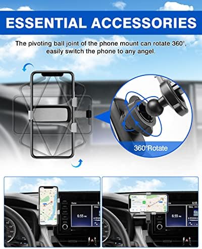 Autorder 360-Degree Rotating Car Phone Holder for Toyota Corolla 2019-2025 & Corolla Cross 2022-2025 – Hands-Free Air Vent Mount for Optimal Navigation & Communication – Durable & Sleek Design for Enhanced Driving Safety and Convenience