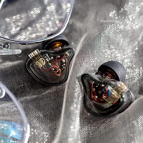 YINYOO KZ ZST Colorful Hybrid In-Ear Earphones – 1 BA + 1 DD Hi-Fi Wired Gaming Headset with Noise Isolation for Superior Audio Clarity – Stylish, Ergonomic Design for Enhanced Comfort and Compatibility