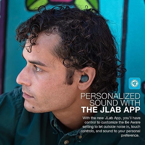JLab JBuds Mini Tones True Wireless Earbuds – Ultra-Lightweight Bluetooth Earbuds with IP55 Sweat & Dust Resistance, Seamless Multipoint Connectivity for Effortless Device Switching, Enhanced Be Aware Audio for Safety, and Customizable EQ Modes for Superior Sound and Clear Calls, Ideal for Active Lifestyles and Everyday Adventures