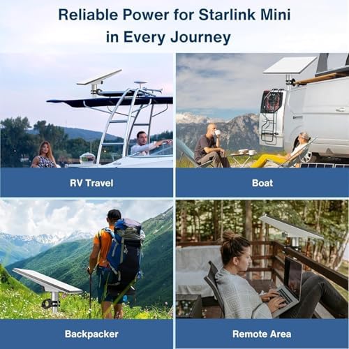 DC Female to USB-C Male Waterproof Power Adapter Cable for Starlink Mini – 100 W PD Power Delivery for Fast Charging, Ideal Outdoor Power Solution, Compatible with USB-C Chargers and Power Banks, Durable and Weather-Resistant Design for Uninterrupted Connectivity