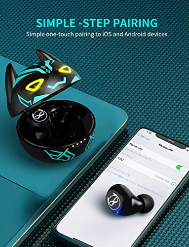 Charming Bluetooth Earbuds for Kids – Waterproof Noise-Cancelling In-Ear Headphones with Adorable Pig and Cat Designs – Comfortable Stereo Sound Perfect for Young Music Lovers and Learning – Durable, Easy-to-Clean Wireless Headset with Broad Device Compatibility – Engage Your Child’s Audio Experience with Fun and Functionality