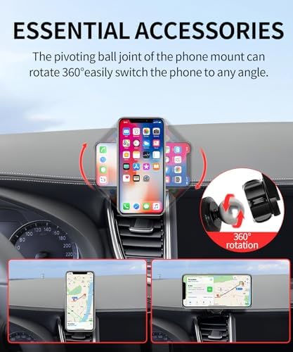 Innovative 360° Rotating Phone Holder for Infiniti QX50 (2019-2025) & QX55 (2022-2025) – Mag Safe Compatible Mount for Optimal Airflow and Effortless Navigation – Durable, Tool-Free Installation Cradle for Enhanced Safety and Stylish Integration in Your Vehicle