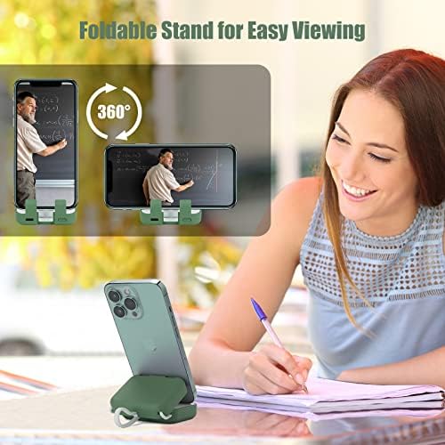 Ultra-Compact 4000 m Ah Power Bank with Built-in Cable – Fast Charging Portable Charger for i Phone, Samsung, Google Devices – Stylish Green Mini External Battery Pack for On-the-Go Connectivity and Convenience