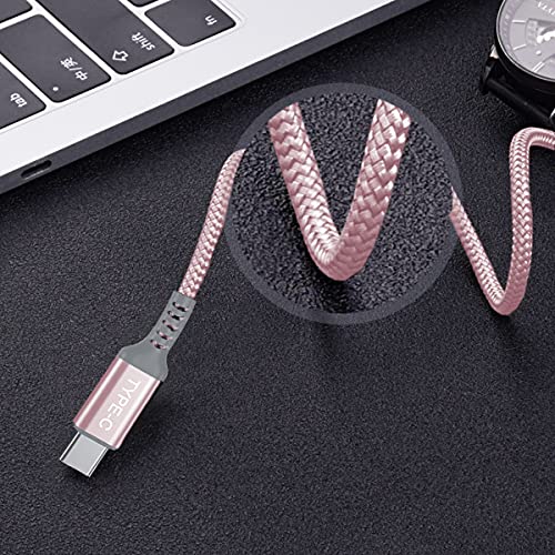 Basesailor 10 ft USB C to USB C Power Delivery Charging Cable – 100 W Fast Charger for i Phone 16/15 Pro Max, Mac Book, i Pad Air 4/5, Mini 6, and Samsung Galaxy S22/S23/S24/S25 – Durable 2 Pack for Enhanced Speed and Efficiency