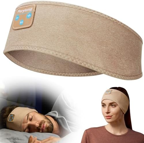 Perytong Wireless Bluetooth Sports Headband Headphones – Ultimate Comfort & Crystal-Clear Sound for Sleep, Yoga & Jogging – Perfect for Insomnia Relief, Meditation, and Easy Device Pairing