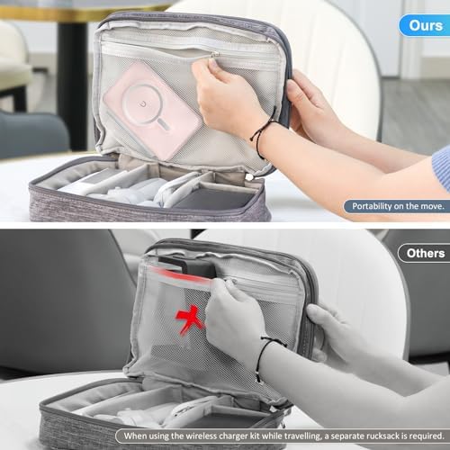 Elevate Your Charging Game with the Ultimate 3-in-1 Wireless Charger – Fast Magnetic Charging Station for i Phone 16, Compatible with i Phone 15, 14, 13, 12 Pro Max, Air Pods 4/3/Pro & Apple Watch – Perfect for Travel & Daily Use, Streamlined Design for Effortless Organization and Enhanced Efficiency