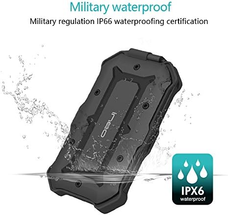 Ineo Rugged 2.5″ USB 3.0 Type A External HDD Enclosure – IP66 Waterproof & Shockproof Case for PS5, Xbox, Laptops, Mac Book, WD, Seagate, Toshiba, Samsung, Hitachi – Ultimate Data Protection & High-Speed Compatibility for On-the-Go Professionals and Gamers