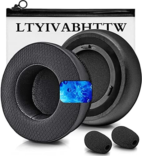 Upgrade Your Audio Experience with Virtuoso XT Cooling Gel Earpads – Premium Replacement for Virtuoso RGB Wireless SE Headset, Enhanced Comfort with Hybrid Fabric & Thick Cooling Gel (Black) – Perfect Fit, Easy Installation, Unmatched Breathability and Support