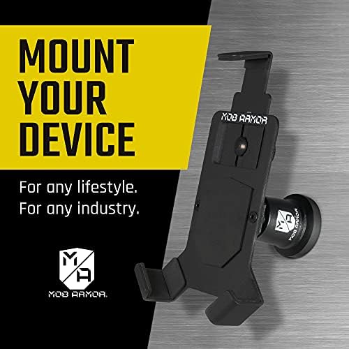 Mob Armor Heavy-Duty Magnetic Phone Mount for Car – Ultimate Universal Holder for i Phone & Android, Engineered for Off-Road and Commercial Applications, Superior Grip for Secure Hands-Free Navigation & Entertainment, Essential Vehicle Accessory for All Drivers