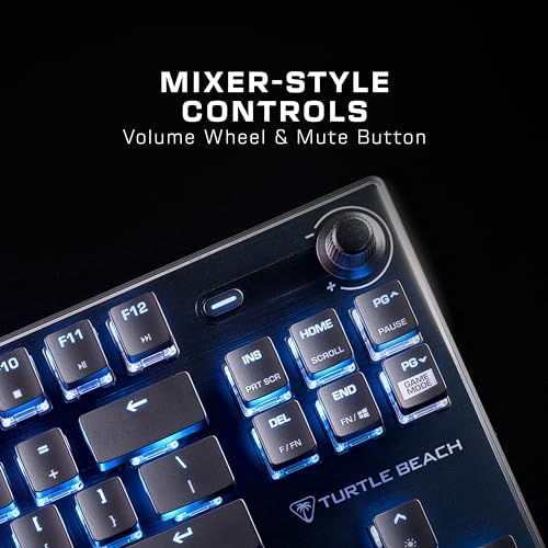 Experience Unmatched Gaming Precision with Turtle Beach Vulcan TKL Tenkeyless Mechanical Keyboard – Linear Titan Switch, Customizable AIMO RGB Lighting, Durable Aluminum Build, and Portable USB-C Connectivity for Ultimate Performance and Style