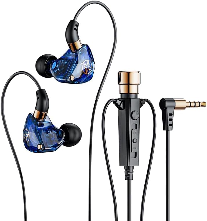 FEDAI KT-02 Wired Headphones – Premium Noise Cancelling Earphones with 3-Meter Cable for Optimal Comfort and HD Audio Experience – Perfect for Live Singing, Recording, and Streaming in Bold Red – Tailored for Creators and Audiophiles Seeking Exceptional Sound Clarity and Ergonomic Design