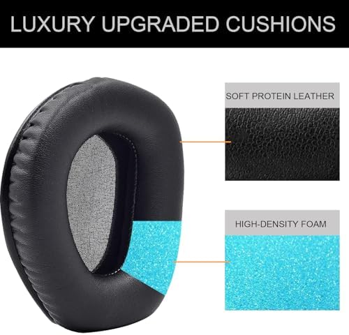 Luxurious Soft Leather Replacement Ear Pads for Sennheiser HDR RS165, RS175, RS185 & RS195 – Premium Noise Isolation Cushions for Enhanced Comfort and Superior Sound Experience