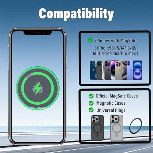 Car Phone Holder for Toyota Camry 2021 2022 2023 2024 Accessories Apply to 9 Inch Touch Screen 15W Fast Wireless Charger Screen Fixed Clip Cell Phone Mount Hands-Free 360 Degree Rotation – Enhanced Compatibility and Speed