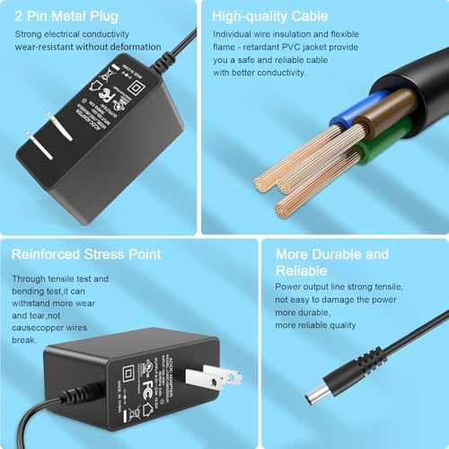 Versatile 6 V 1 A AC-DC Power Adapter with 5 Multi-DC Connectors – Perfectly Compatible with Breg Polar Care Cube & HON-Kwang HK Series – Global Input Voltage Range of 100 V to 240 V – Lightweight, Robust Design for Reliable Daily Performance and Adaptability
