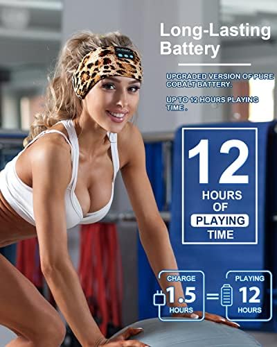 Revolutionary Wireless Sleep Headband with HD Sound: Ultimate Comfort Bluetooth Earphones for Relaxation, Fitness, and Travel – Sweat-Resistant Eye Mask for Active Lifestyles and All-Night Use