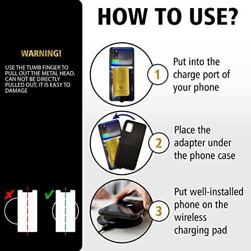 Transform Your i Phone Charging Routine with the 2000 m Ah Qi Wireless Receiver – Fast, Efficient, and Tangle-Free Charging Solution for i Phone 6, 7 & 7 Plus, Unleash Seamless Power with Enhanced Compatibility and Sleek Design for Modern Convenience