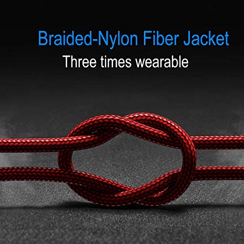 High-Speed USB Type C Cable 3-Pack – Durable Nylon Braided Charger for i Phone 16, Galaxy S24 & PS5 – Versatile 10 ft, 6.6 ft, 3.3 ft Lengths for Rapid Charging and Data Transfer – Enhanced Compatibility for All Modern Devices