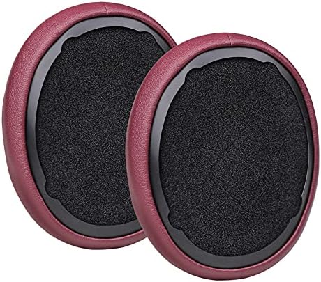 MOLGRIA Premium Deep Red Ear Pads Cushion for Skullcandy Crusher Wireless, Crusher Evo ANC & HESH 3.0 Headphones – Luxurious Protein Leather Replacement Earpads for Enhanced Comfort, Style & Sound Quality Upgrade