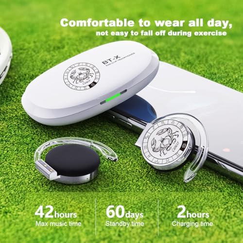 Discover the Ultimate Bluetooth V5.3 On-Ear Headphones for Active Lifestyles – Innovative Open Ear Design with Secure Earhooks, Featuring Advanced Noise Cancelling Technology and Extended Battery Life – Perfect Gift for Virgo Constellation Lovers and Music Aficionados – Enjoy Immersive Sound Quality Anywhere You Go