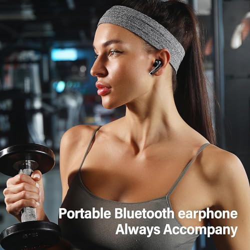 Premium Wireless Earbuds with Bluetooth 5.3 – Deep Bass Stereo Sound & IP67 Waterproof for Ultimate Durability – True Wireless Design with LED Power Display Charging Case – Perfect for Sports, Workouts, and Leisure Listening – Enhanced Compatibility & Clear Calls with Built-in Microphone – Elevate Your Audio Experience with CALCINI