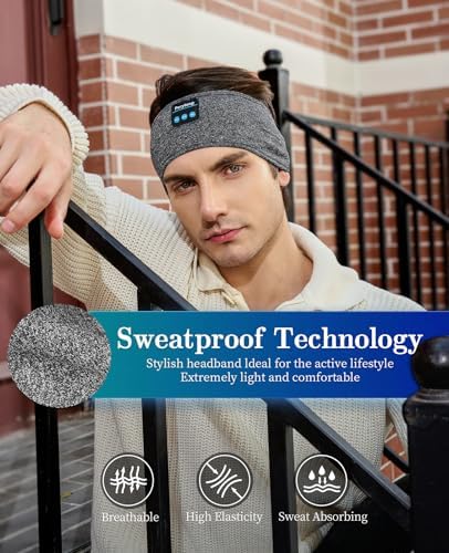 Ultimate Bluetooth Sleep Headphones with Adaptive Headband – Wireless Earbuds for Supreme Comfort & High-Definition Sound Quality – Perfect for Yoga, Fitness, and Serene Sleep – Thoughtful Gift Choice for Any Occasion, Effortless Connectivity & Multifunctional Design