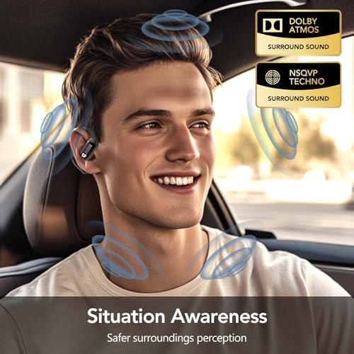 Revolutionary Waterproof Wireless Bone Conduction Headphones – Open-Ear Comfort with Enhanced Bass Response – Ideal for Active Lifestyles and Outdoor Adventures – Stylish Yellow Design for Visibility and Connectivity