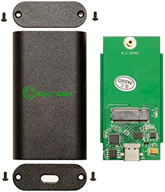 Portable Aluminum M.2 2242 SSD Enclosure with USB 3.1 Type-C – High-Speed Data Transfer & Universal Compatibility for Enhanced Storage Solutions