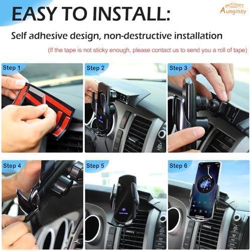 Transform Your Driving Experience with the Ultimate Car Phone Mount for Toyota Tundra & Sequoia (2007-2013) – Secure Dash Clip Holder for All Smartphones, Enhanced Stability & 360-Degree Rotation for Safe Navigation, Effortless Installation, and Sleek Design for Modern Interiors – Elevate Functionality and Safety on Every Drive